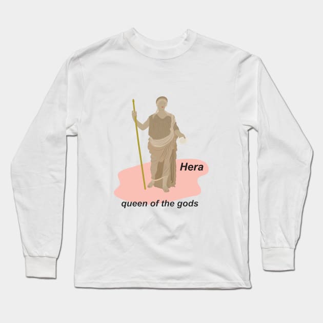 Hera, queen of the gods Long Sleeve T-Shirt by GiCapgraphics